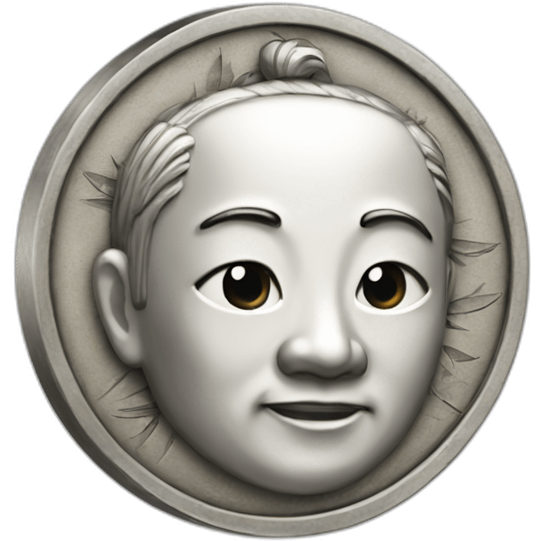 Chinese coin emoji