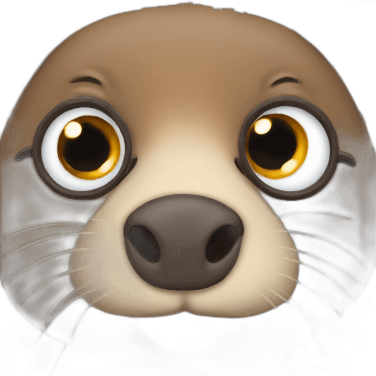 Mole with tiny beady Capybara eyes emoji