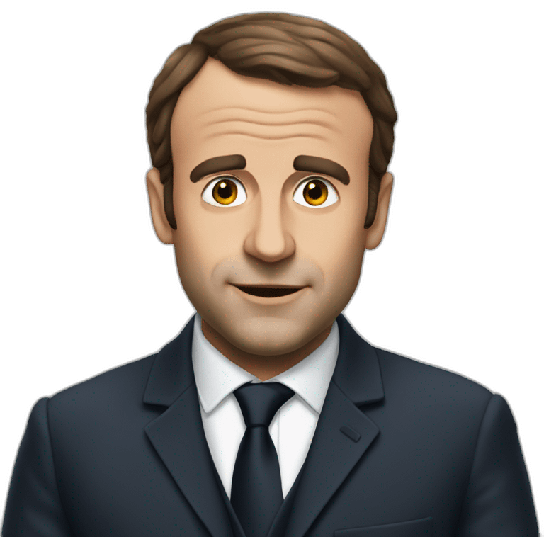 Macron qui fume emoji