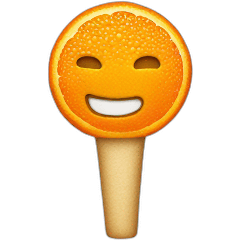 Orange Pop emoji