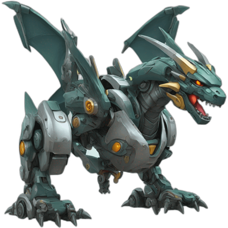 mecha dragon emoji