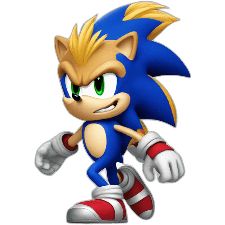 Sonic the edgehog emoji