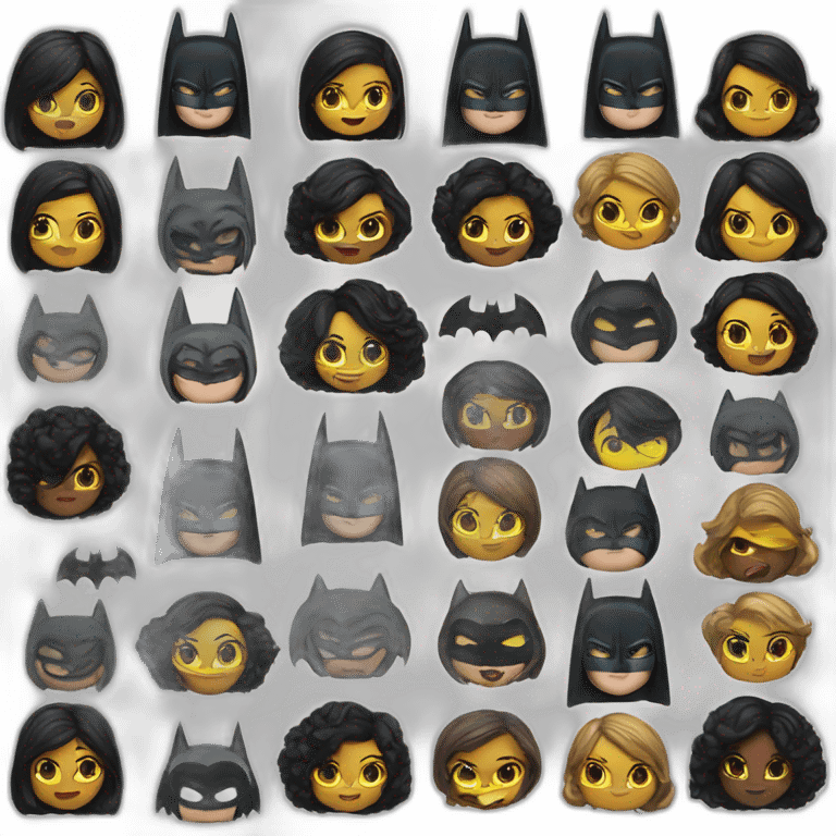 Batman girls emoji