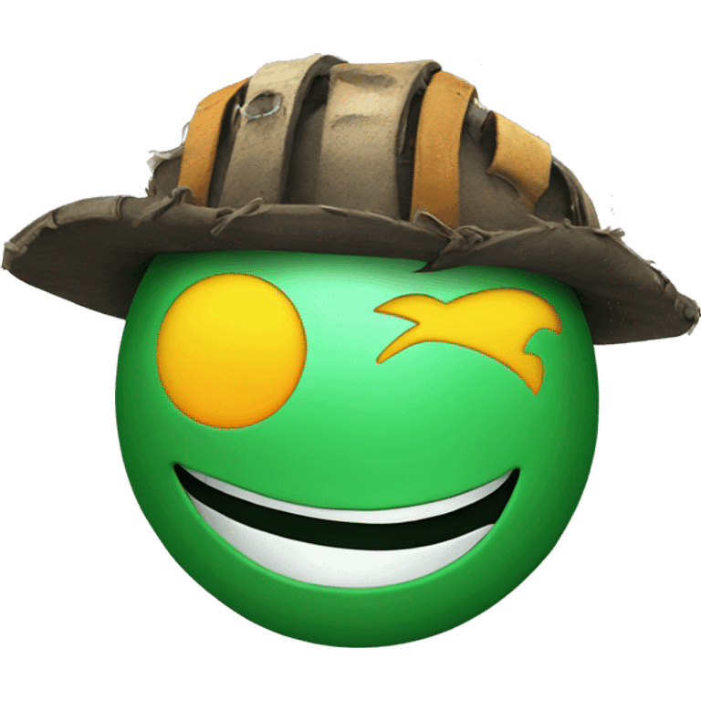 solar punk smiley face emoji