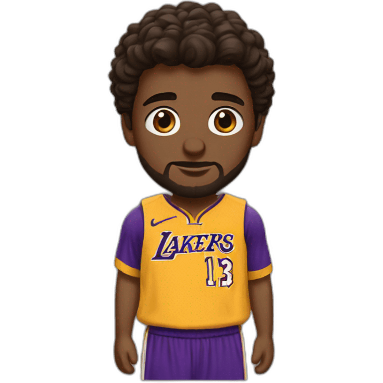 harry potter wearing lakers jerssey emoji