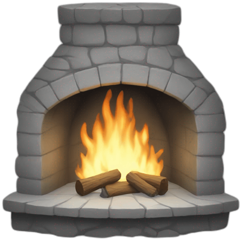 White hearth emoji