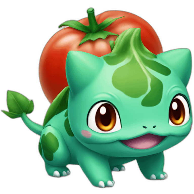 bulbasaur like tomato emoji