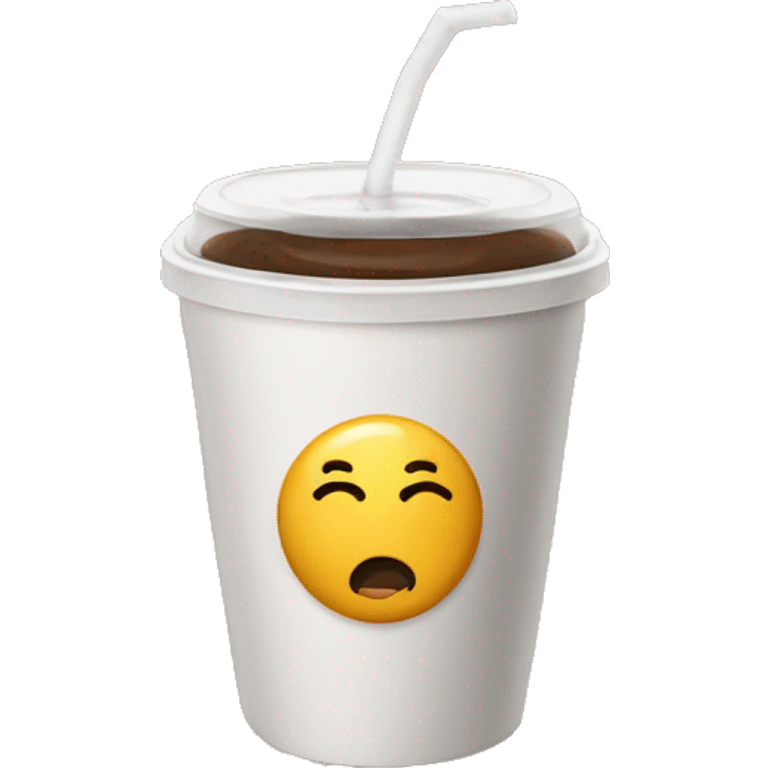 Coffee in a to go cup emoji