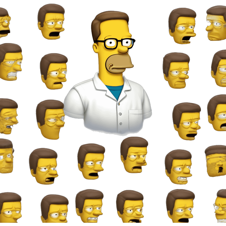 Hank hill Homer Simpson  emoji