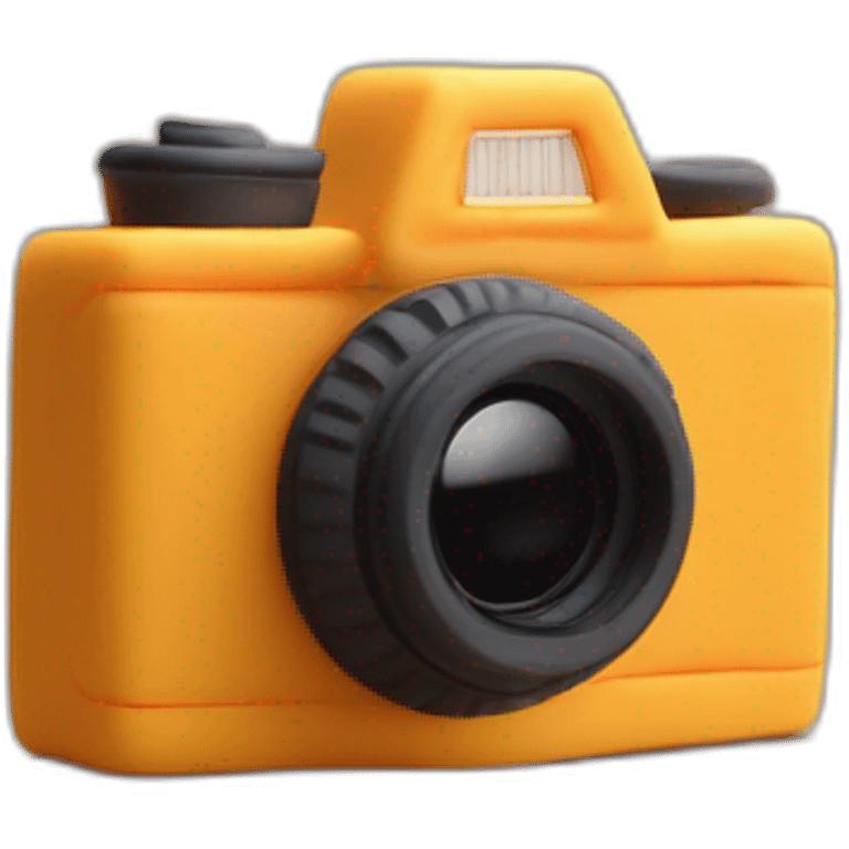 Plasticine slr film camera emoji