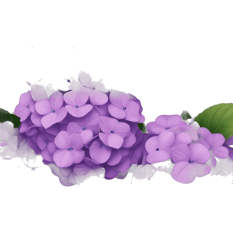 Purple Hydrangea emoji