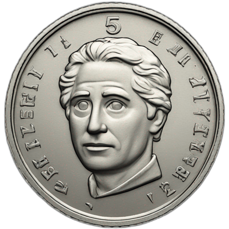 5 pesetas coin emoji