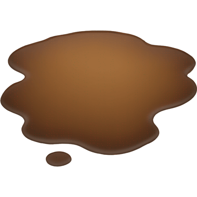 Brown puddle  emoji