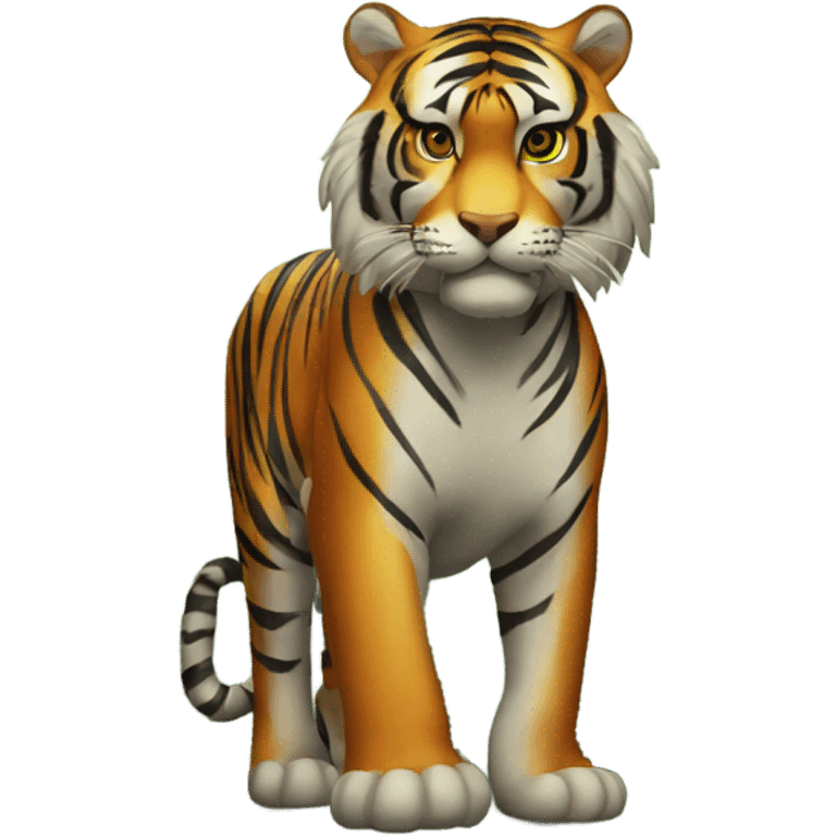 Tiger in the forest emoji