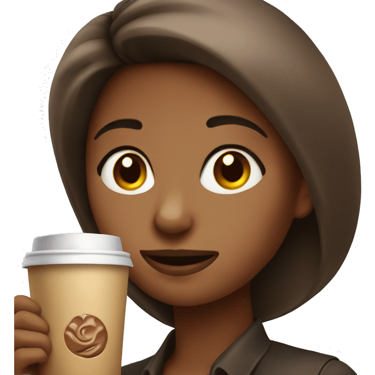 Coffe girl emoji