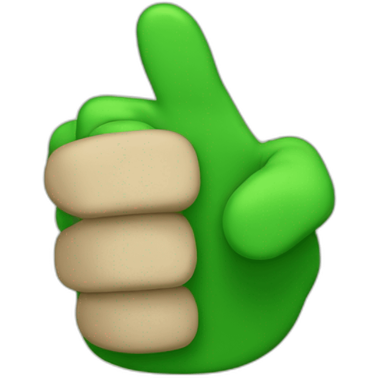 green hand thumbs down dislike -1 emoji