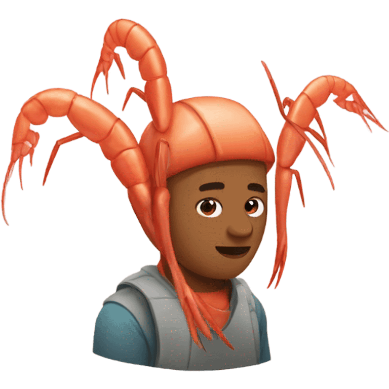 Shrimp person  emoji