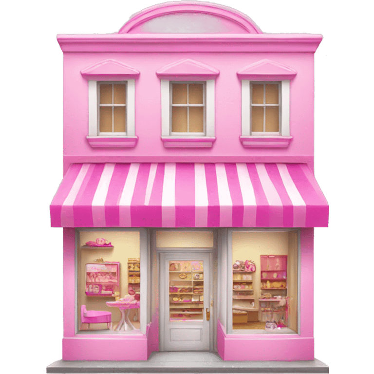 pink barbie shop emoji