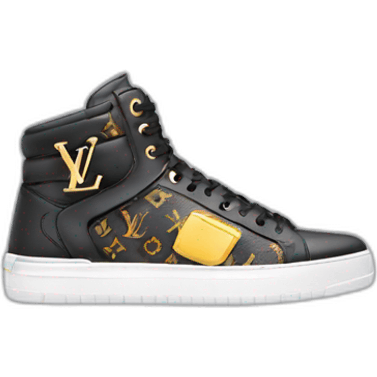 Sneaker à lacets LV Discovery emoji