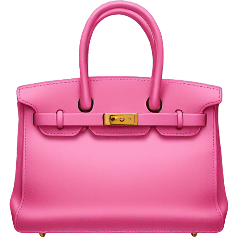 Pink Birkin bag emoji