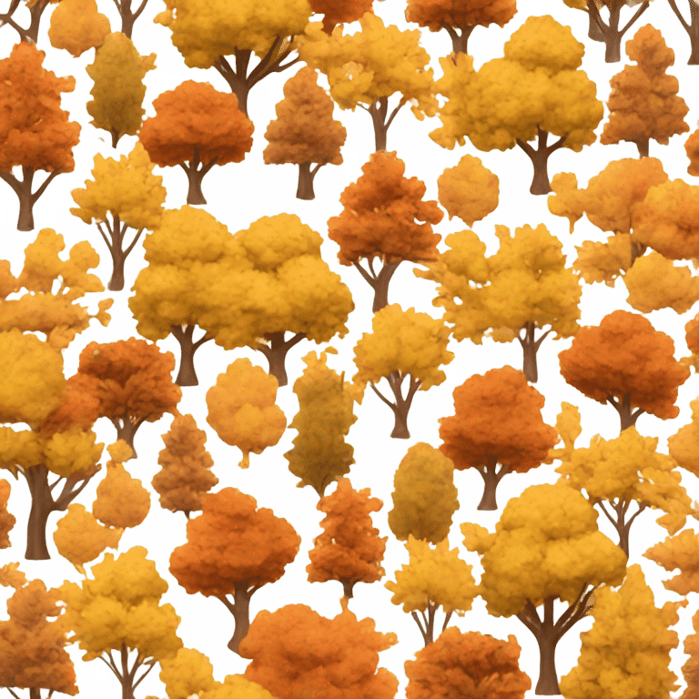 Fall trees emoji