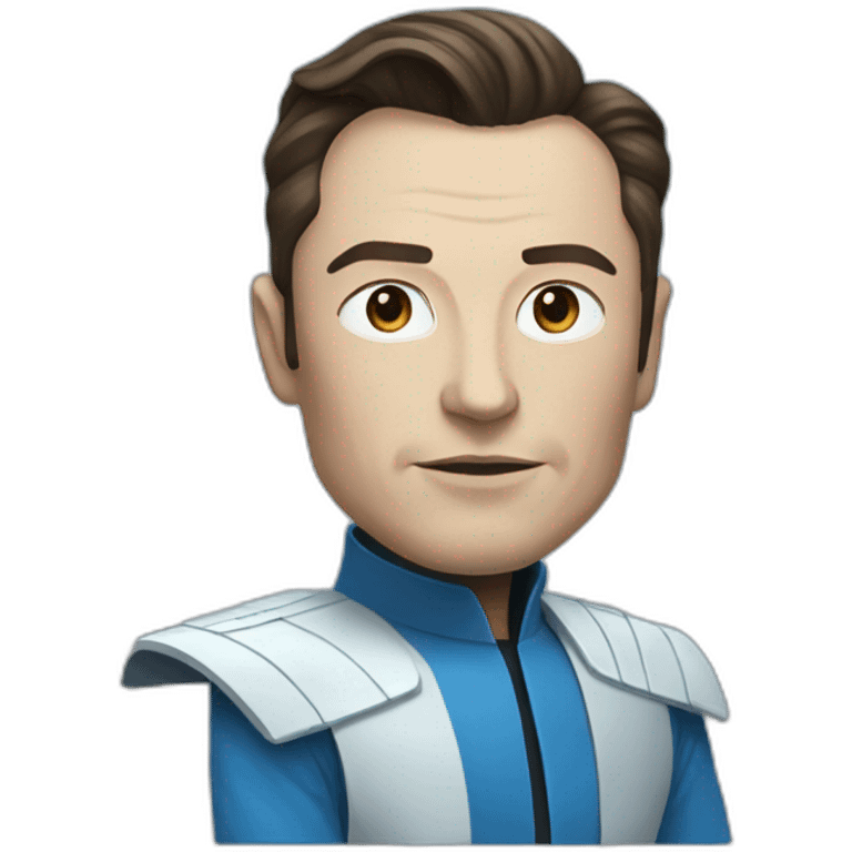 blue Elon musk i.e. thrawn emoji