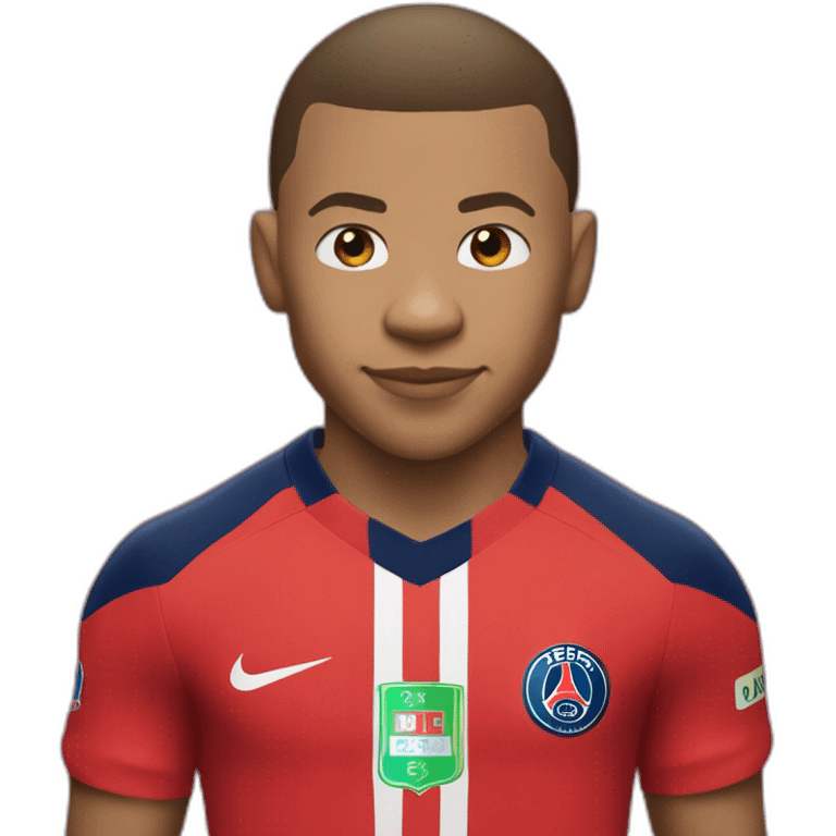 kylian mbappe, psg, buff, world cup, soccer emoji