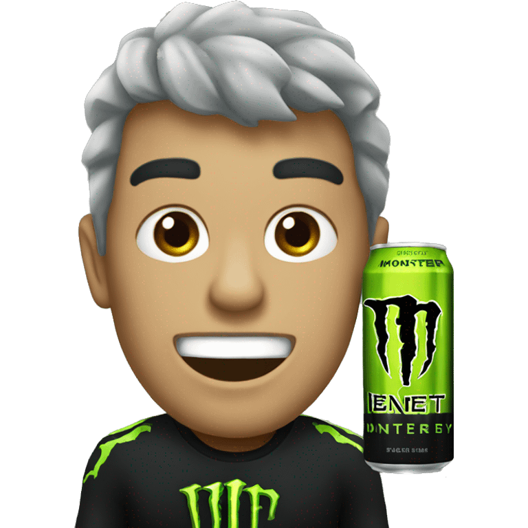 Monster energy drink iphone 16 style emoji