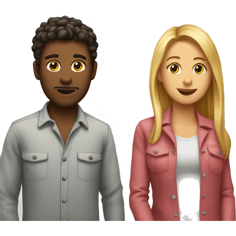 Femme et homme dans la chambre  emoji