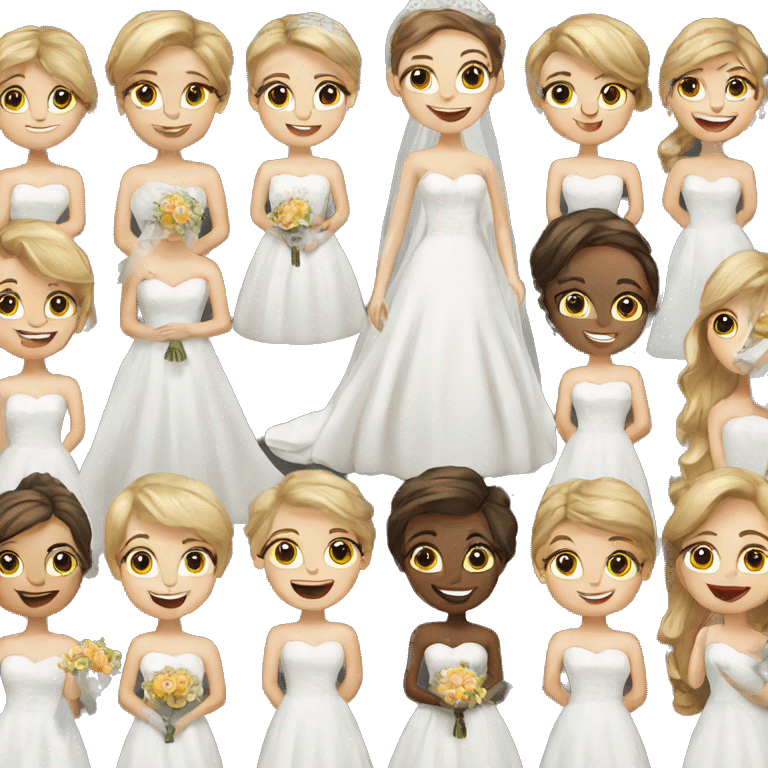 bridal party  emoji