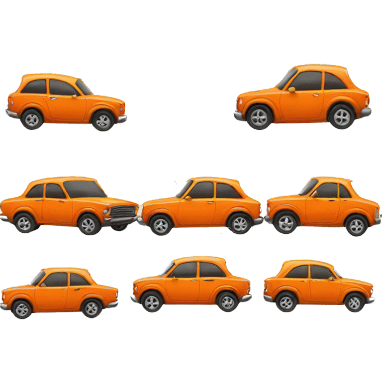 Orange car  emoji