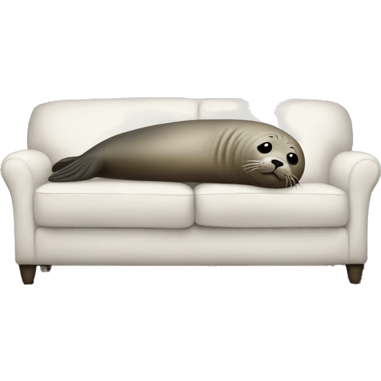 Seal on a couch emoji