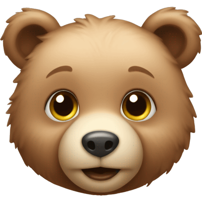 cute baby bear emoji