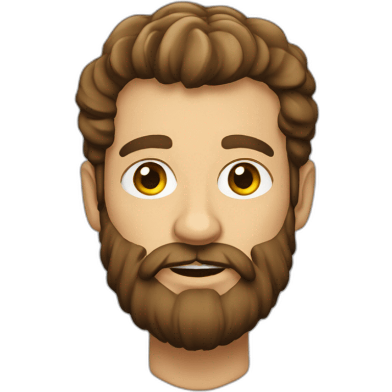 Barbu en colère emoji