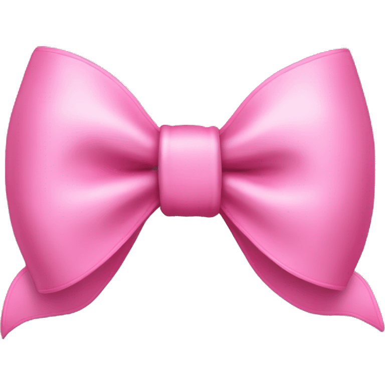 Pink coquette bow emoji