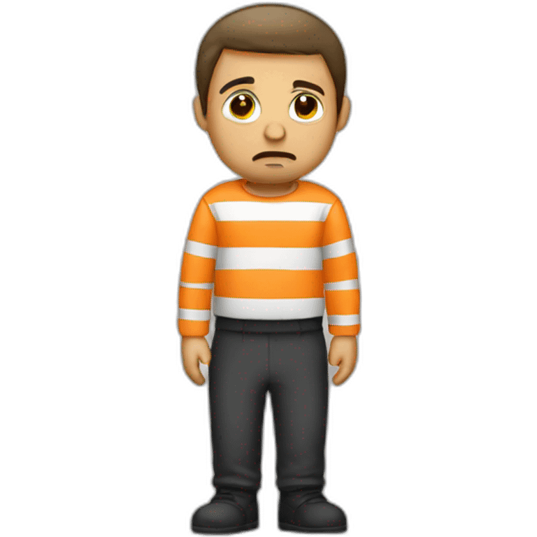 sad prisoner  emoji