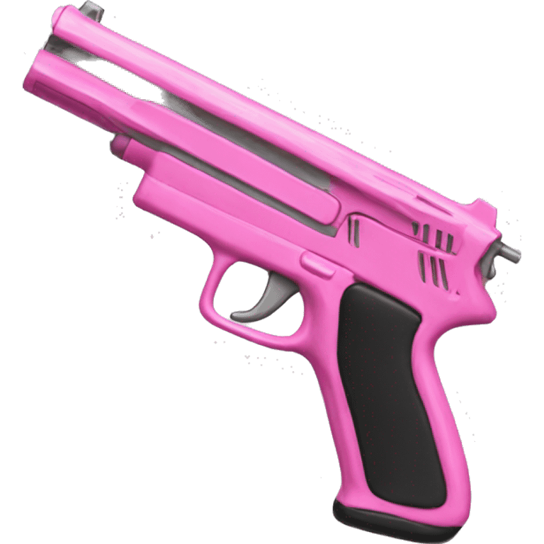 Pink gun emoji