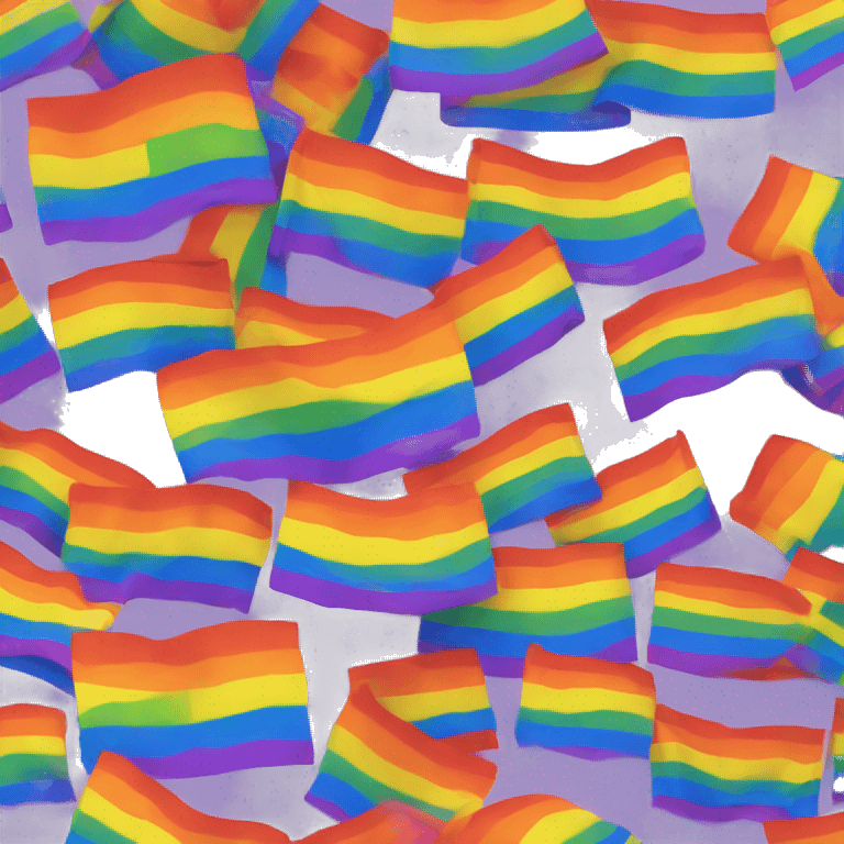 Gay flag emoji