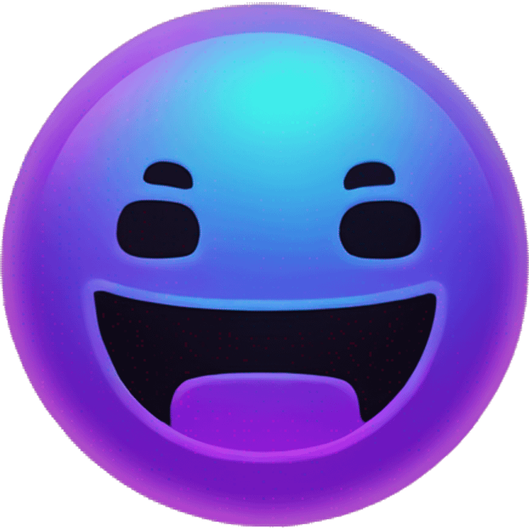 discord logo glowing neon emoji