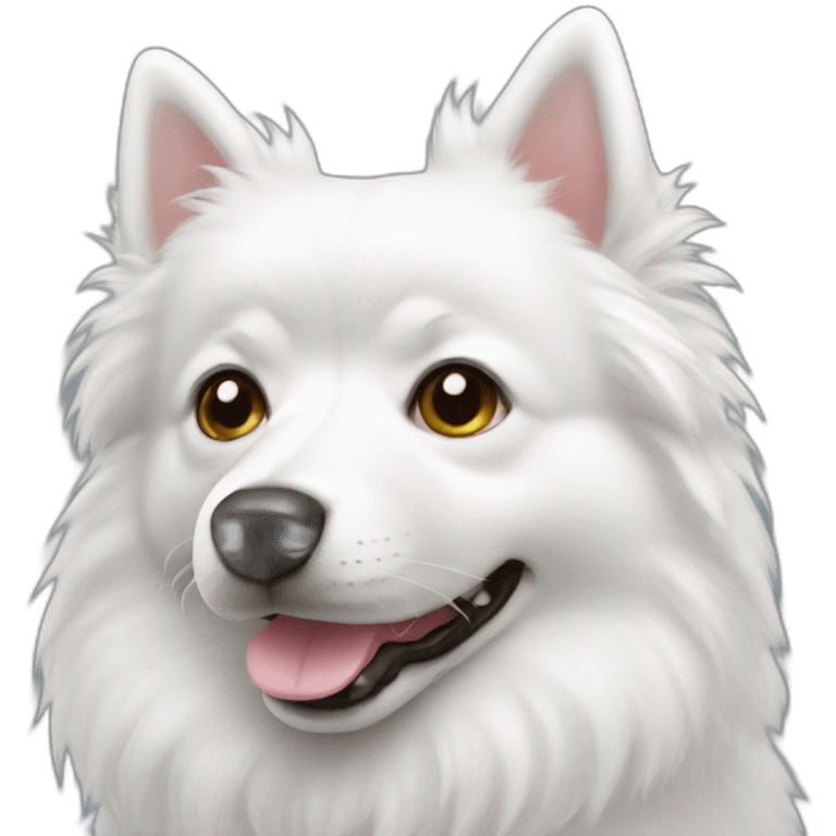 white spitz emoji