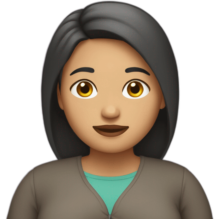 Mujer gordita emoji