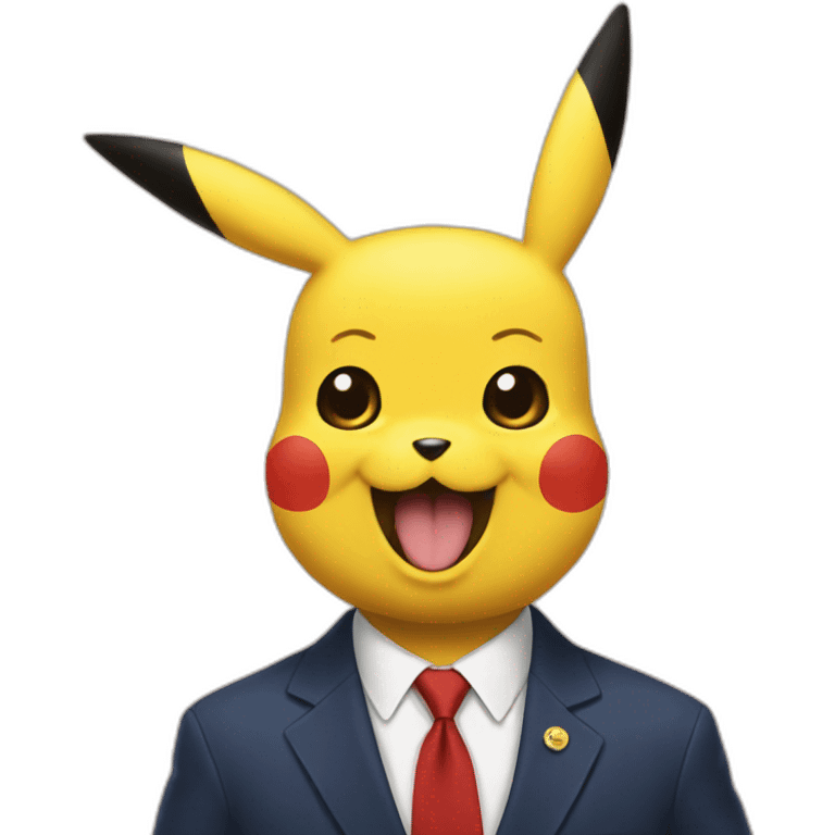 Pikachu biden emoji