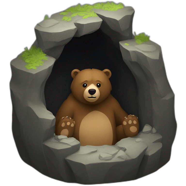 Bear's cave emoji