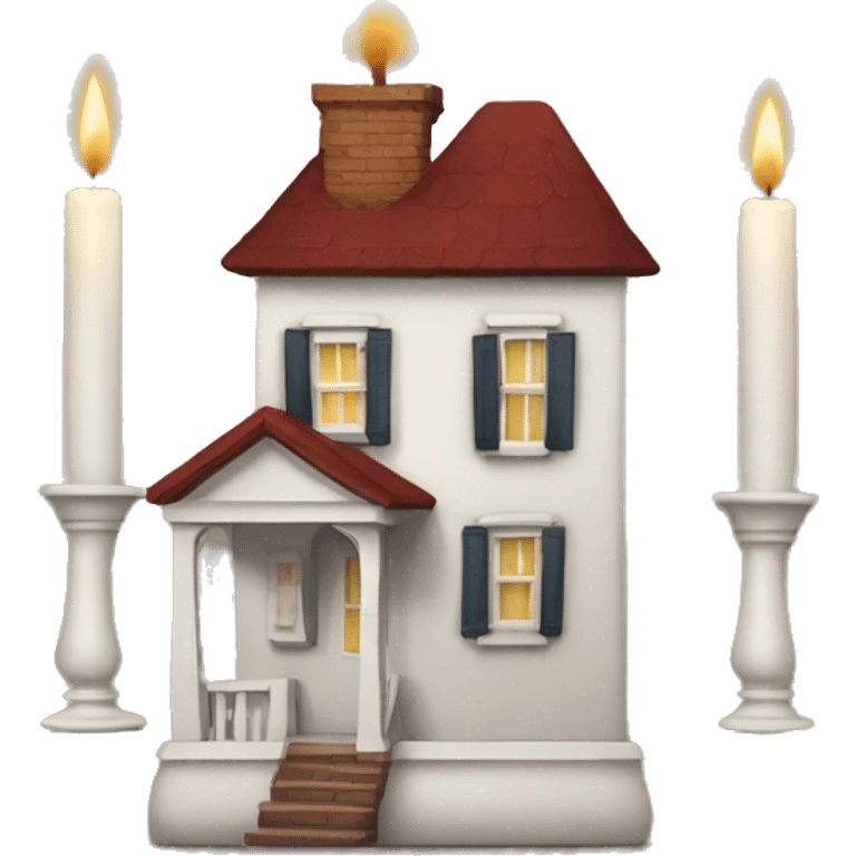 candlestick house emoji