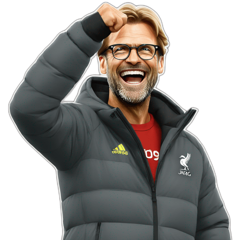 Jurgen Klopp celebrating emoji