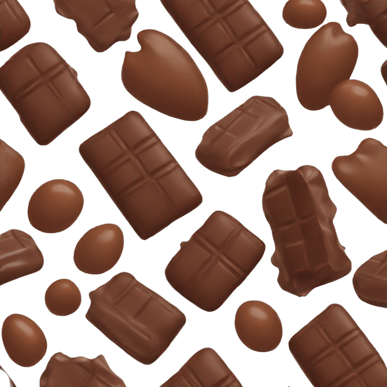 chocolate candy emoji