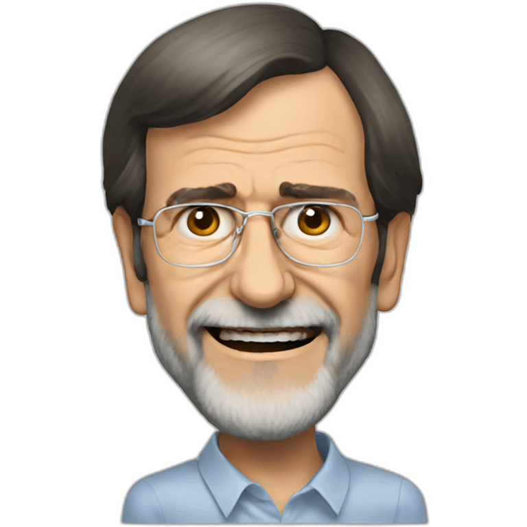 Rajoy on acid emoji