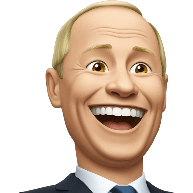 putin laughs  emoji