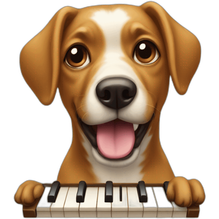 Dog play organ emoji