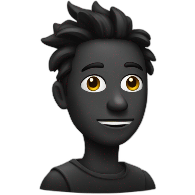 zemour avec un noir emoji